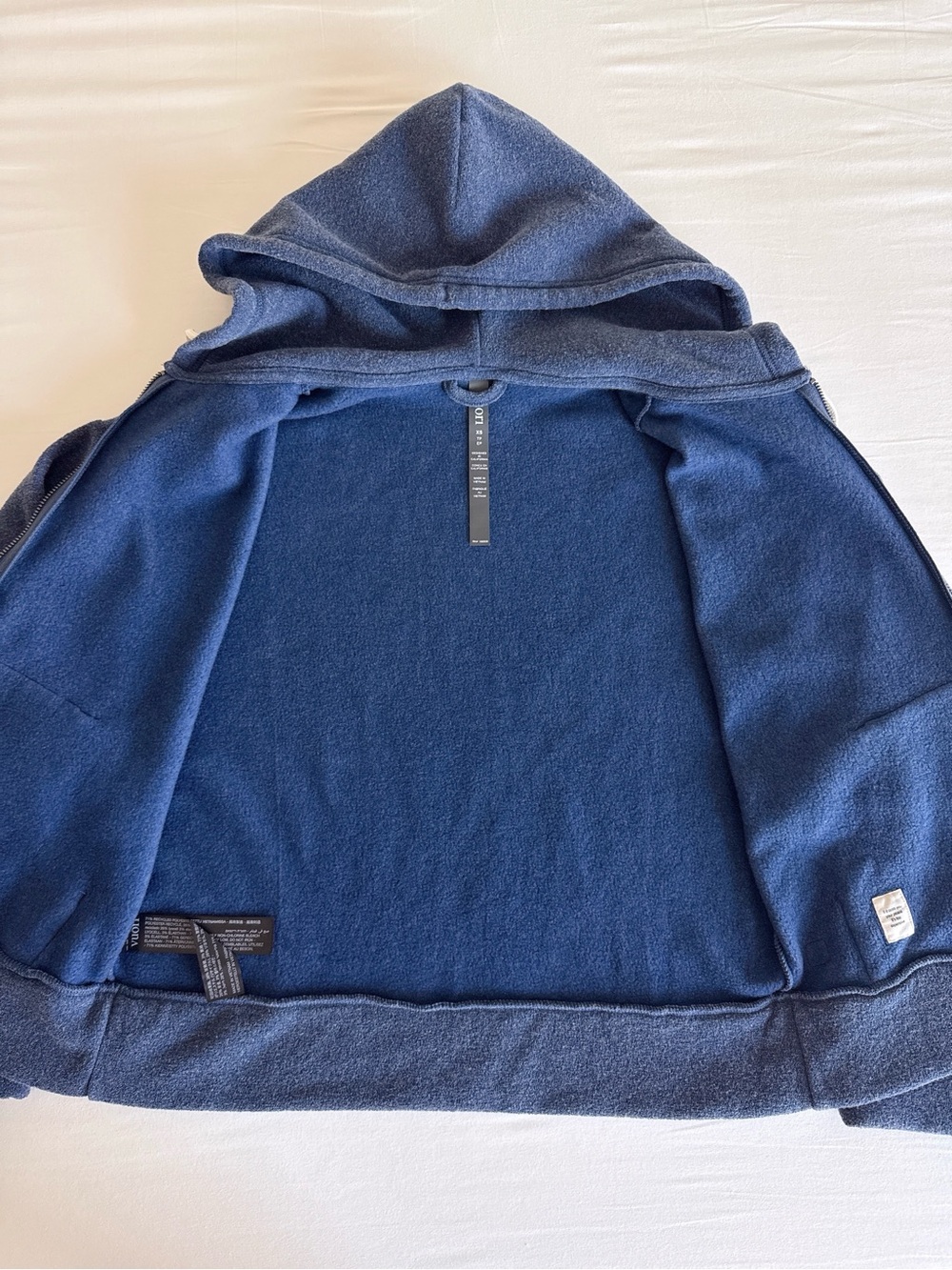 NWT Vuori Beach Fleece Full Zip Blue Coast XS + Beach Fleece Short Blue Coast XS - Picture 9 of 16